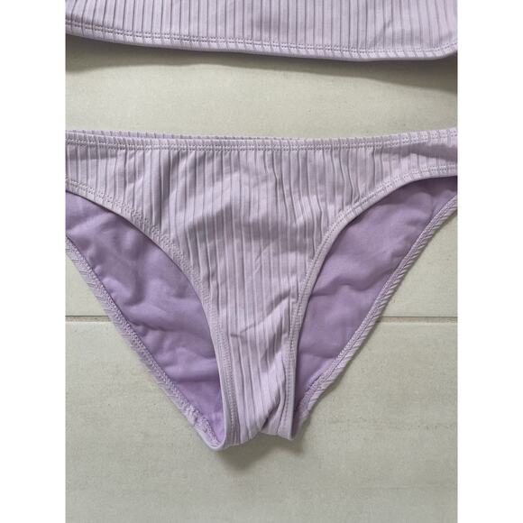 Cabana Del Sol Swim Bikini Set Swimsuit Ribbed Swimwear - Picture 3 of 9